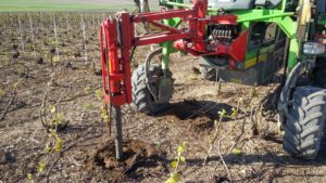 Préparation à l'entreplantation, vigne Marne, Sarl Meulot, Fèrebrianges, Marne, 51